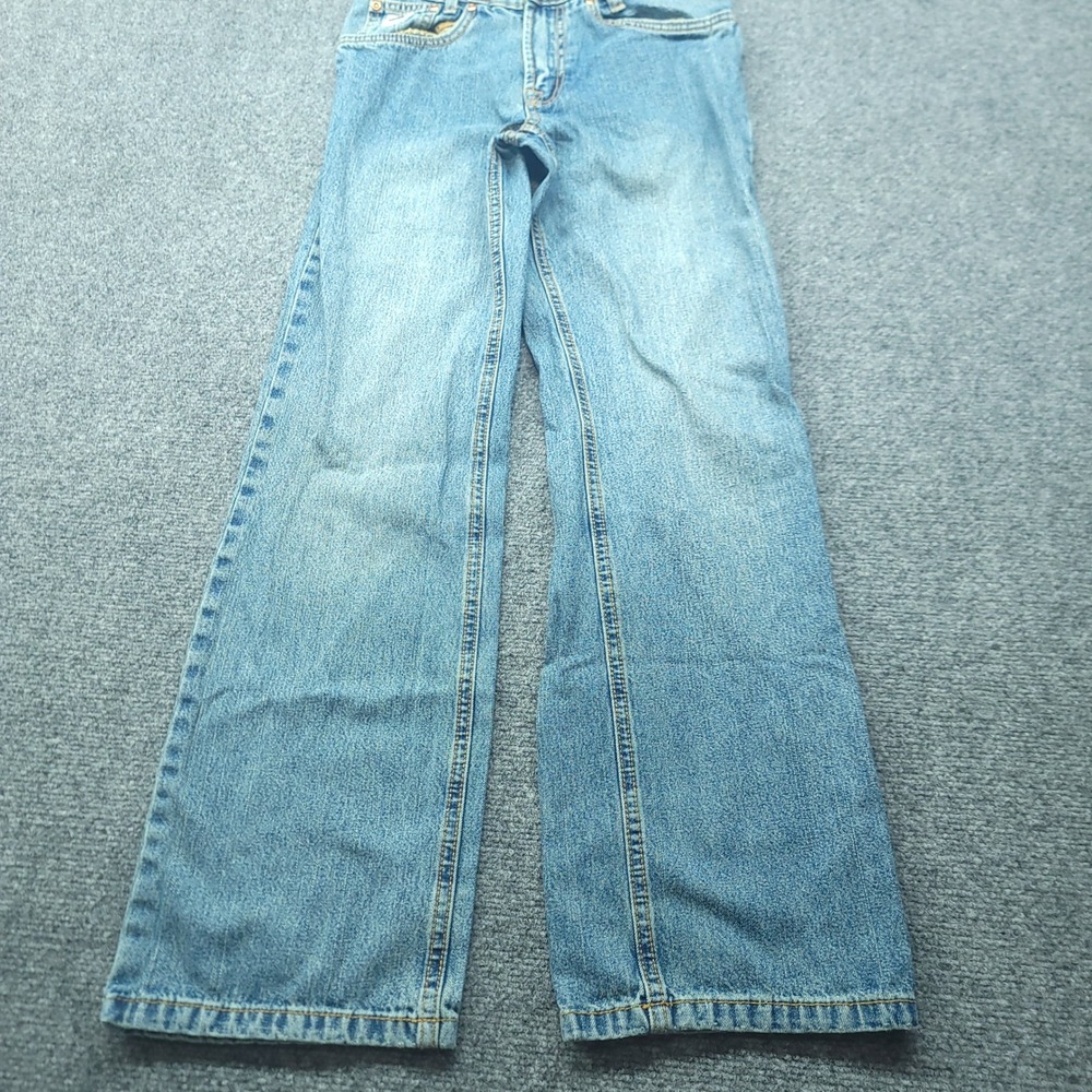 Cinch Boys Jeans 14R Blue Denim Wide Leg Western Relaxed Fit MB12882001
